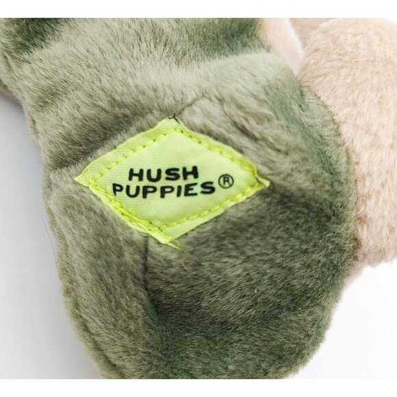 Hush Puppies Bassett Hound Dog  Special Edition Green Bean Bag Plush Applause - Picture 5 of 5